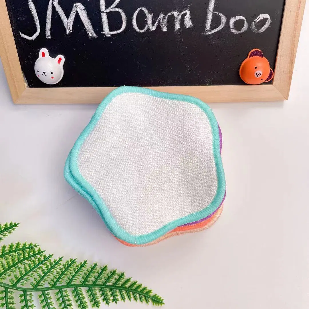 Многоразовые бамбуковые диски для снятия макияжа с мешочком