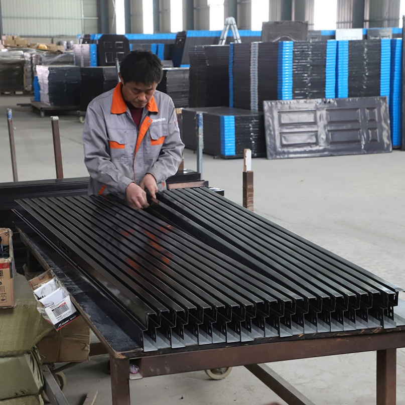 Customized Decorative Interior Household Steel Security Metal Door