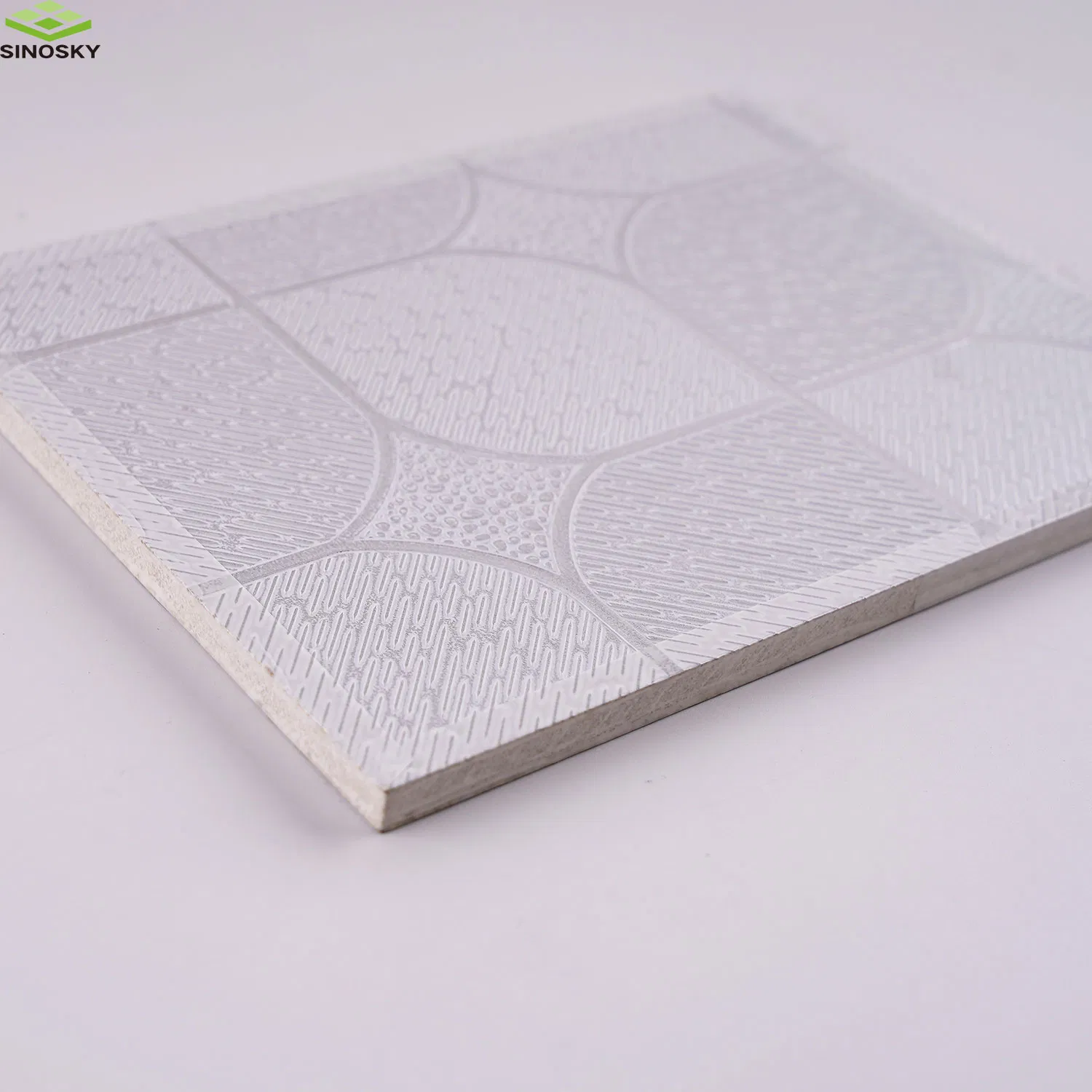 Heat-Insulating Aluminum Backed Vinyl Face Ceiling Tile for Warehouses