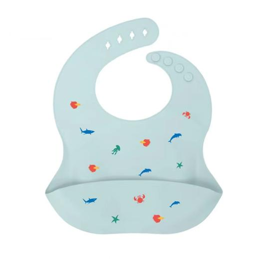 Customzied Silicone Bib for Feeding Baby