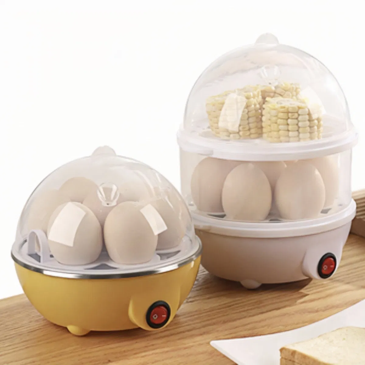 Compact 350W Electric Egg Steamer Home and Dorm Use