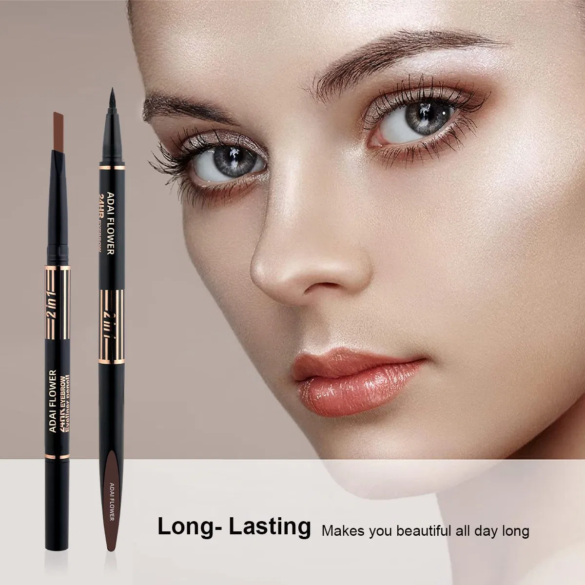 Best Waterproof Smudge Proof Long Lasting Grey Black Eyebrow Pencil Liquid Eyeliner