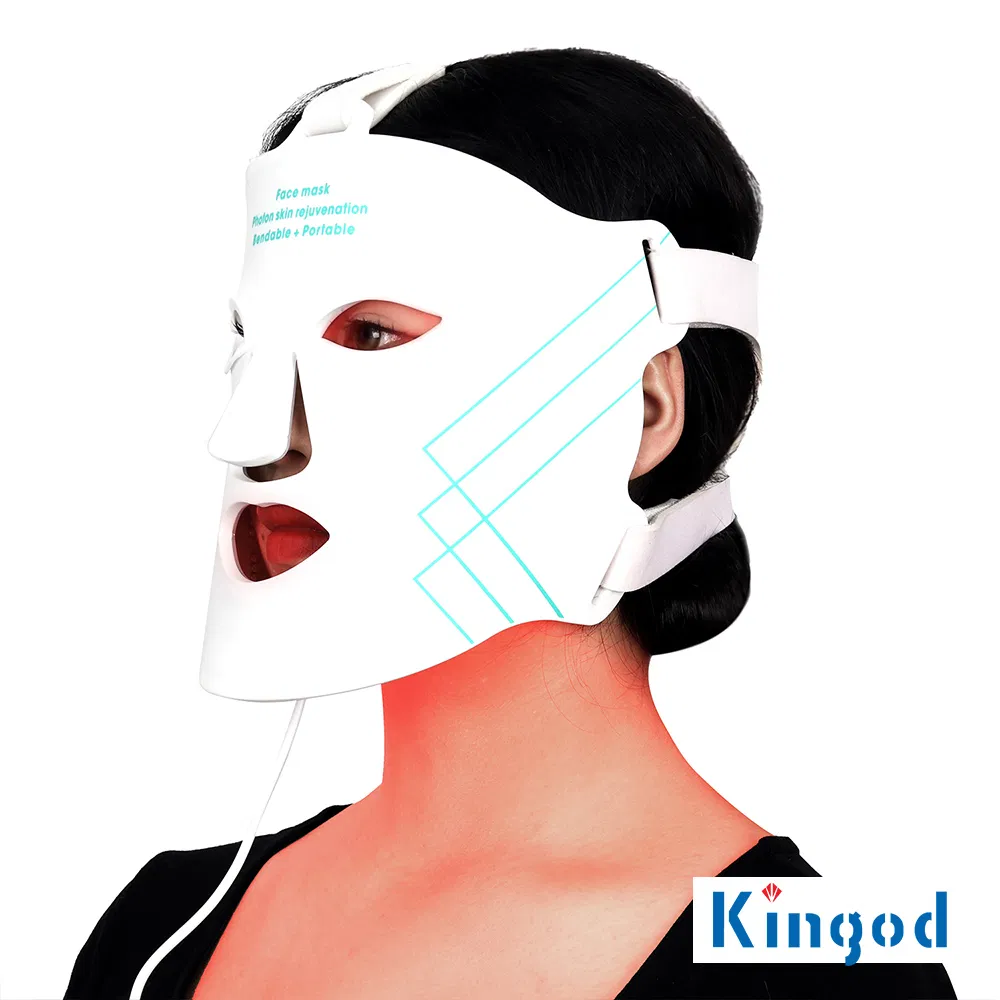 LED Light Therapy Facial Mask Red Light Skin Care Beauty Device Anti-Aging Face Mask