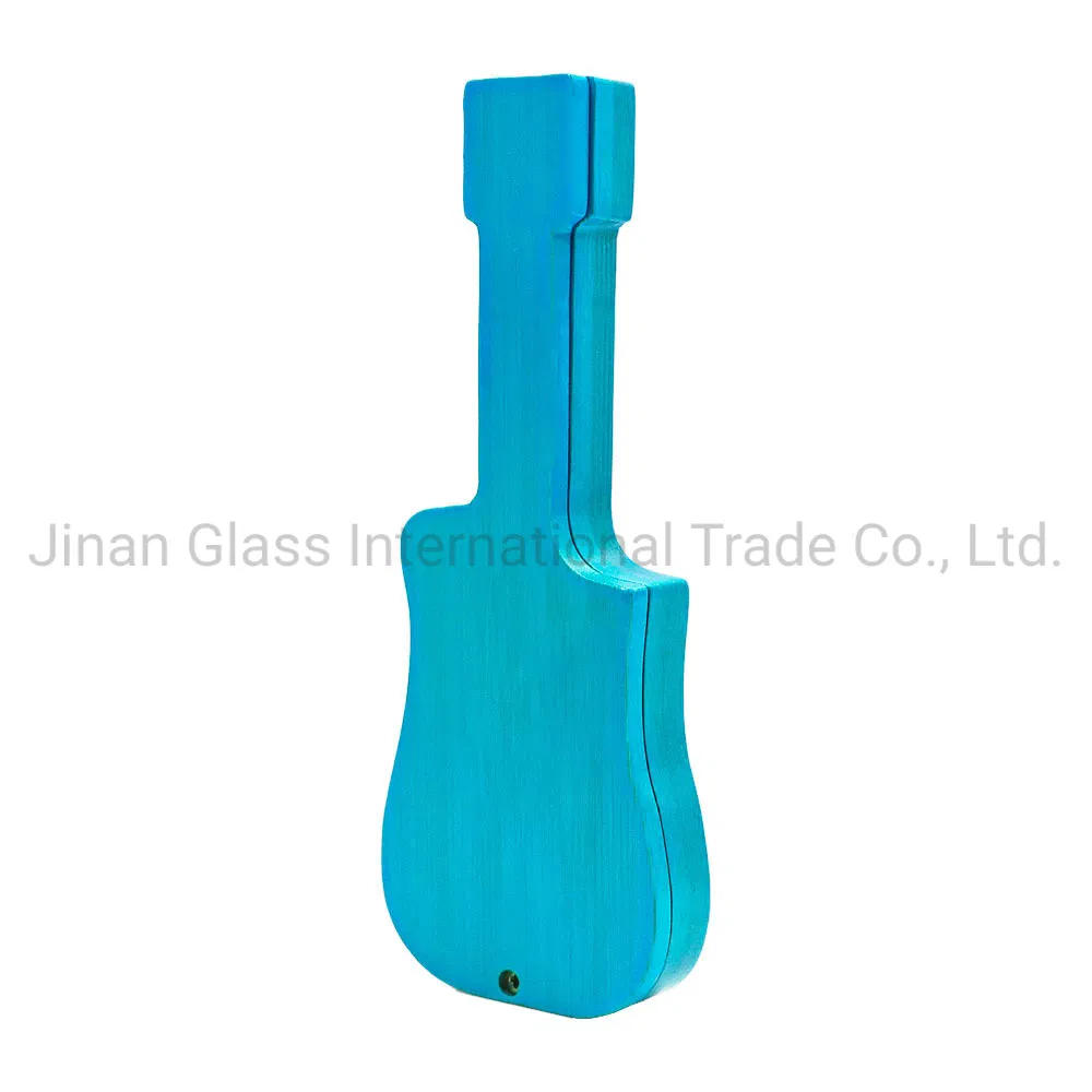 New Personalized Creative Long Guitar Shape Wooden Pipe Storage Integrated Set of New Cigarette Sets