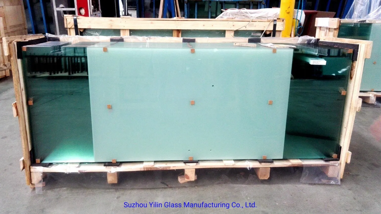 Frosted Translucent Glass From Silk-Screen Printing