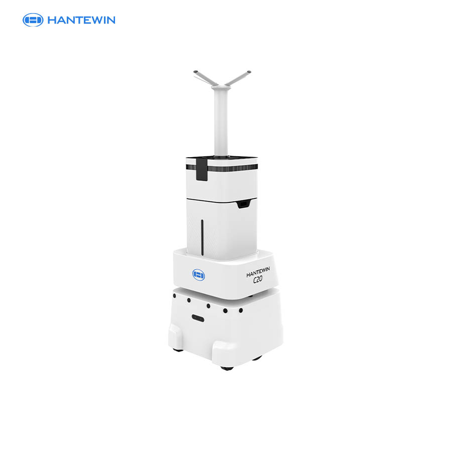 Intelligent Spray Disinfection Sterilization Robot Medical Sterilizer Autonomous Mobile Robot for Hospital Elevator Ride