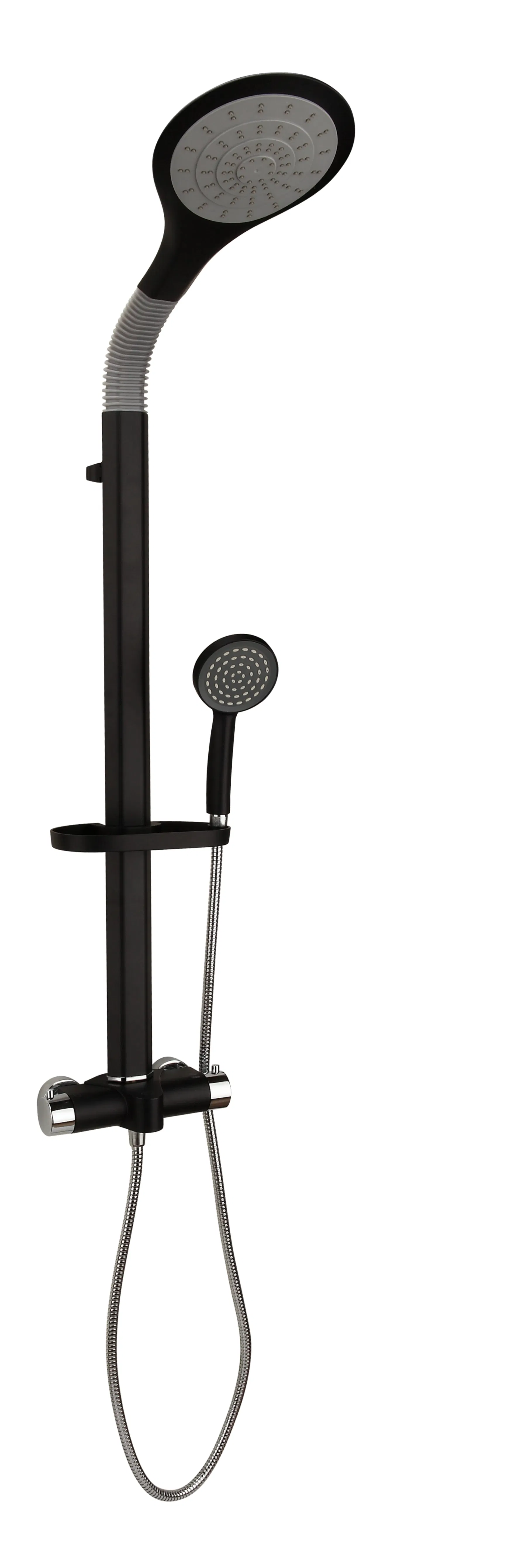 High Quality Mixer Column Height Adjustable Pipe Thermostatic Mixer Faucet Wall Mounted for Bathroom