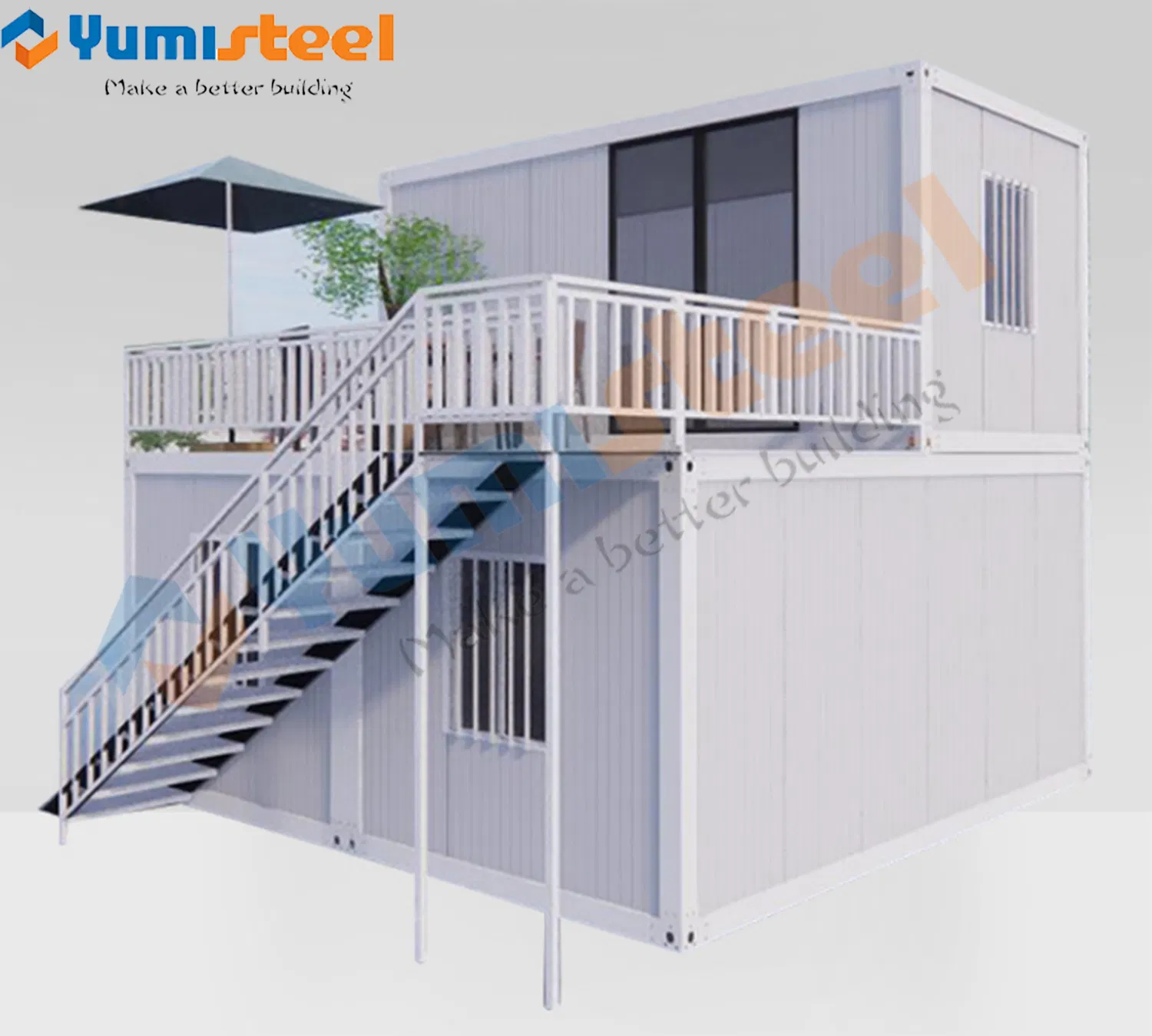 Modern Style Luxury Customized Light Steel Structure Villas/Prefabricated House