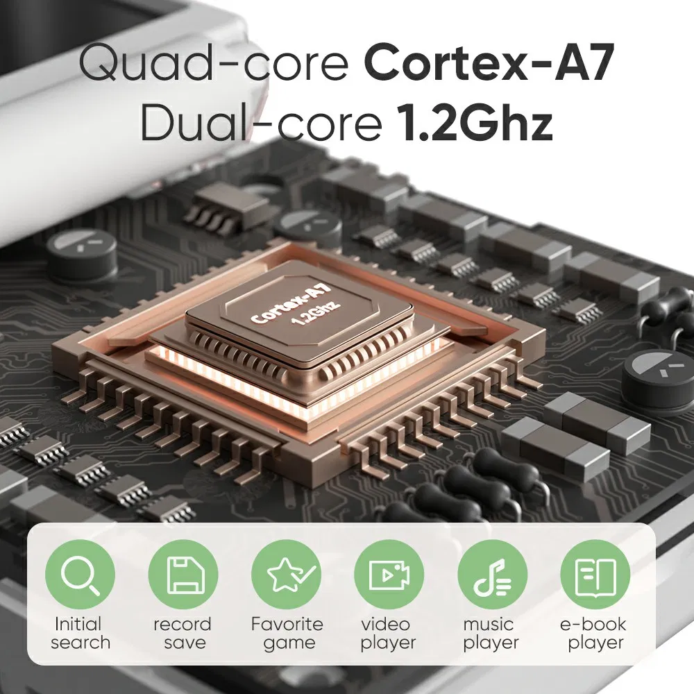 Портативная консоль Miyoo Mini Flip Retro, 64GB, белая