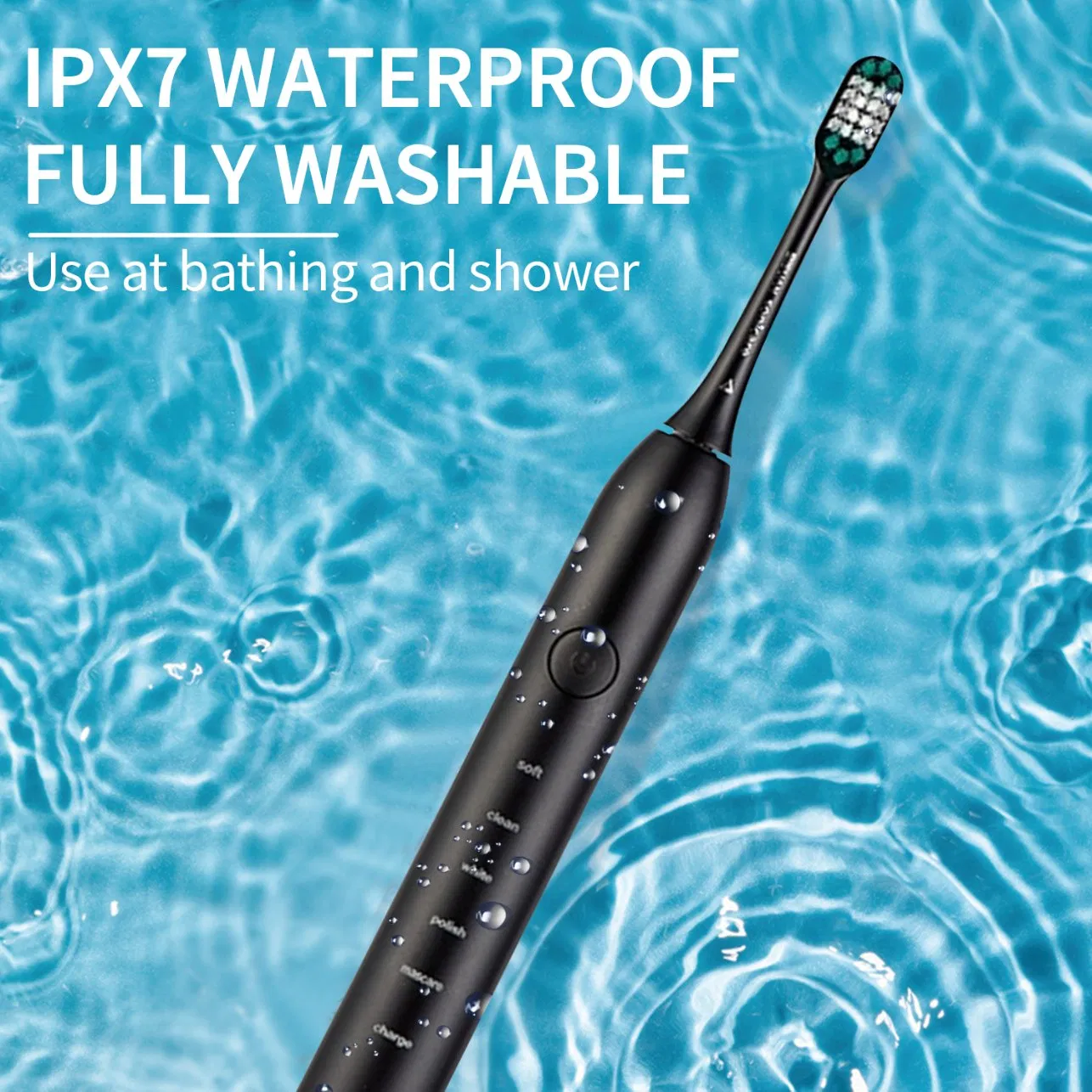 Adult Waterproof Personalized Whitening Teeth 5 Modes Electric Toothbrush CE Certificates
