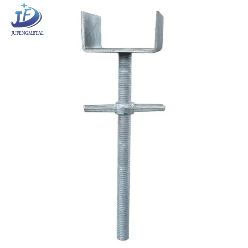 Factory Building Material Adjustable Screw Base Jack Scaffolding Swivel Jack Base
