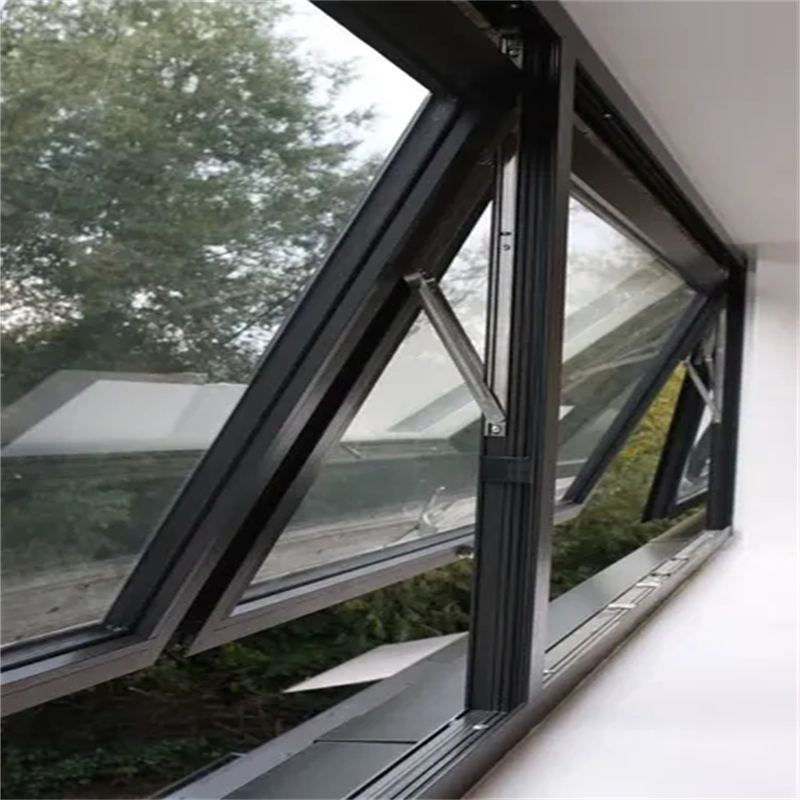 Metal Design American Style White Single Hung Aluminium Window
