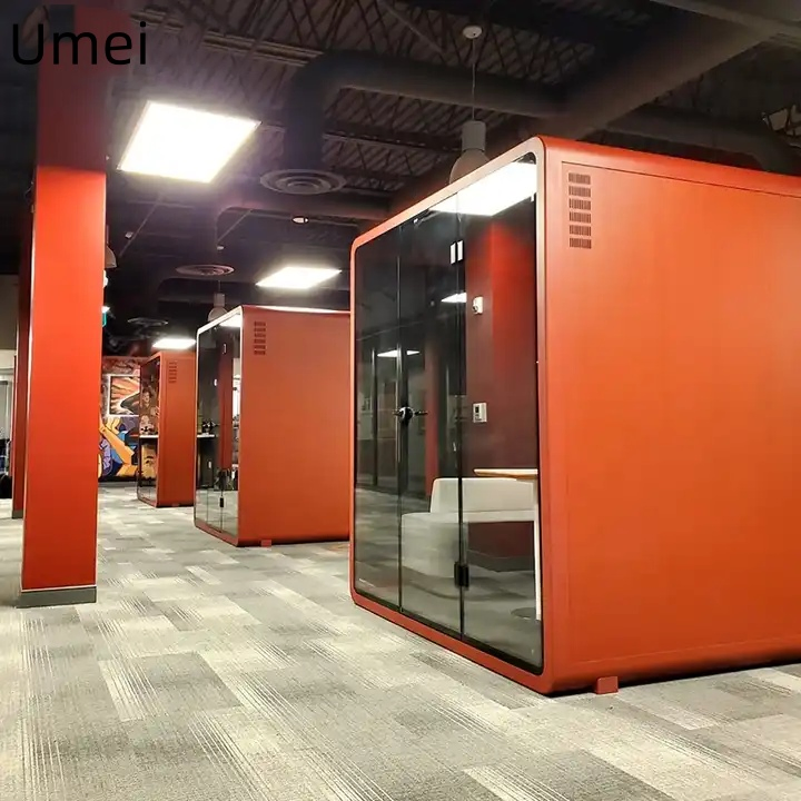 Ergonomic Soundproof Meeting Booth for Collaborative Office Pod