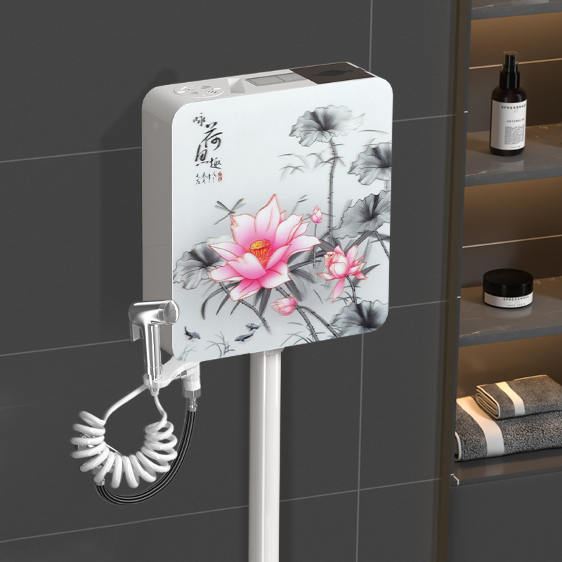 High-Efficiency Toilet Cistern Water Tank with Eco-Friendly Dual Flush Button