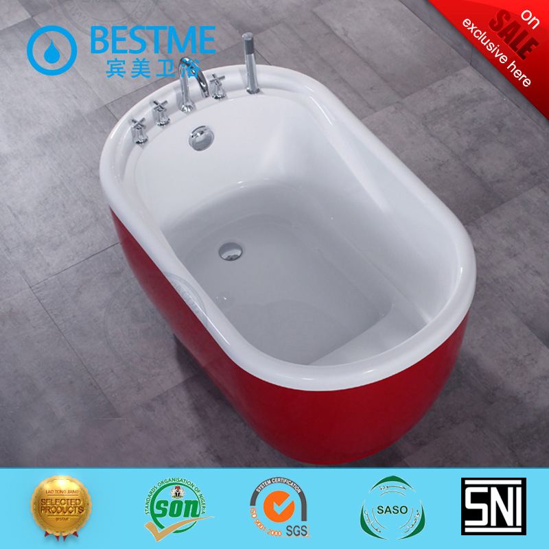 Акриловая угловая ванна BESTME белая (BT-Y2522)