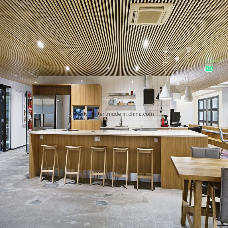 Wood Color Hot Sales Aluminum Baffle Ceiling with Thermal Insulation