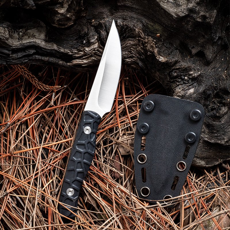 7.5" Stainless Steel Fixed Blade Knife for Hunting Outdoor Camping