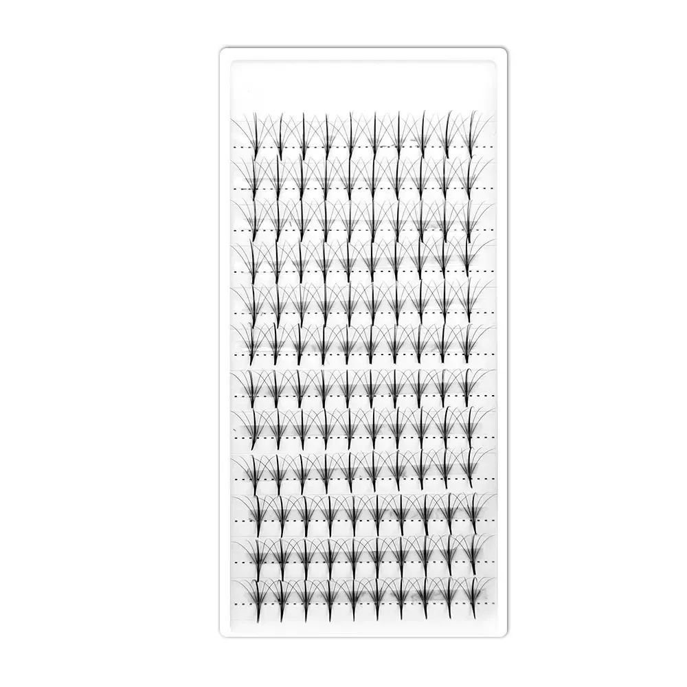Latest Cluster Eyelashes Three-Step Easy-to-Apply Lashes Fan Soft Pointy Base Premade Single Cluster Eyelashes