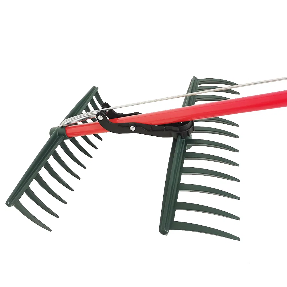 Customized Multifunctional Portable Garden Leaf/Grass Rake Grabber for Yard Cleanup