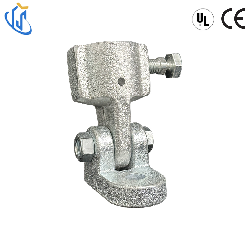 Adjustable Seismic Base Connector Galvanized Steel for Structural Pole and Bracing System