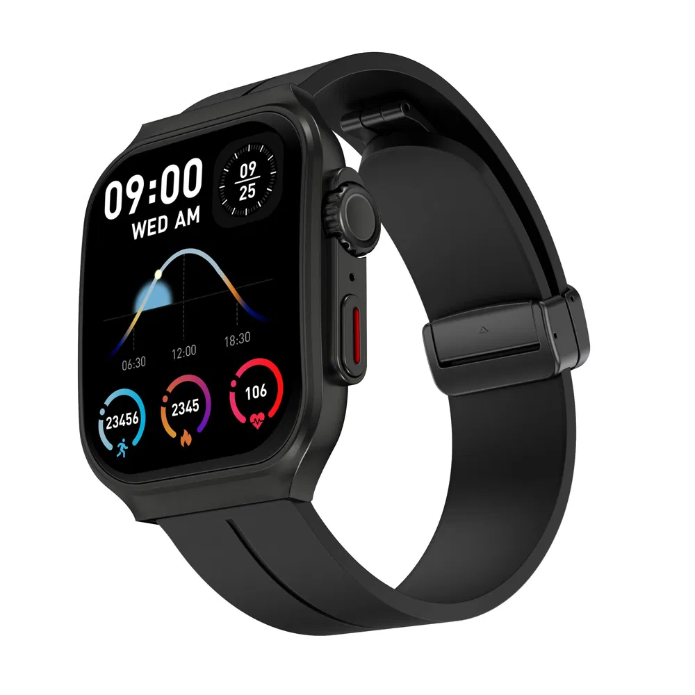 Waterproof Smartwatch for Fitness Tracking and Heart Rate Monitoring