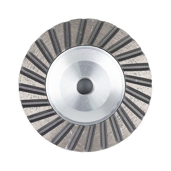 Diamond Grinding Cup Wheel for Grinding Concrete 115mm Cutting Tool Turbo Row Angle Grinder Cup Wheel Diamond Wheel for Cutting Concrete, Marble