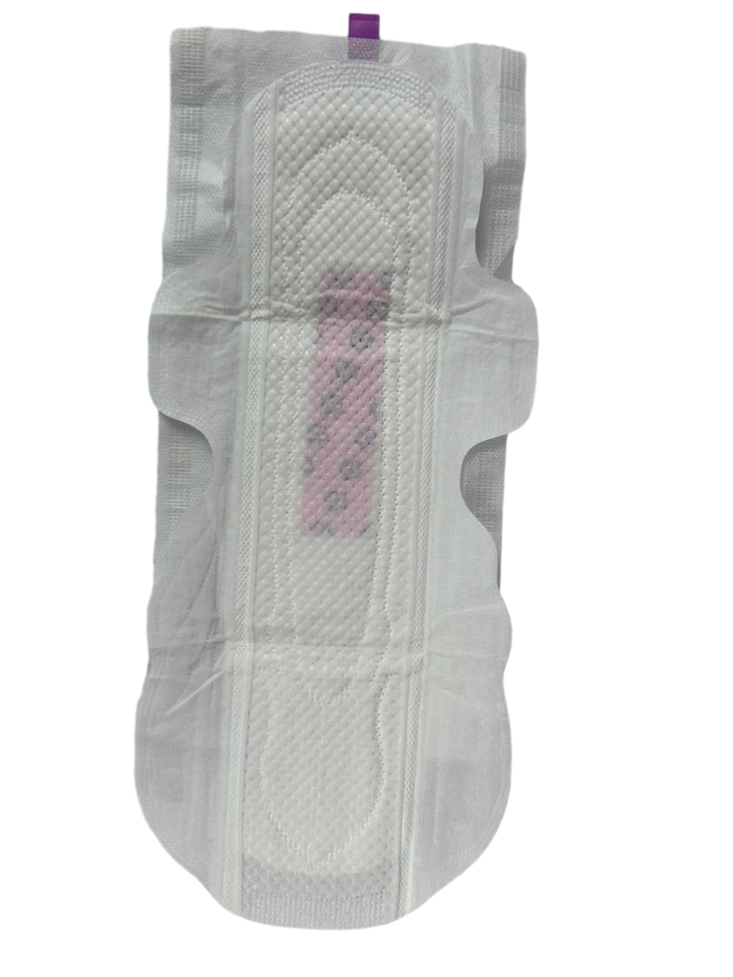 Highly Absorbent Sanitary Pad with Wings for Night