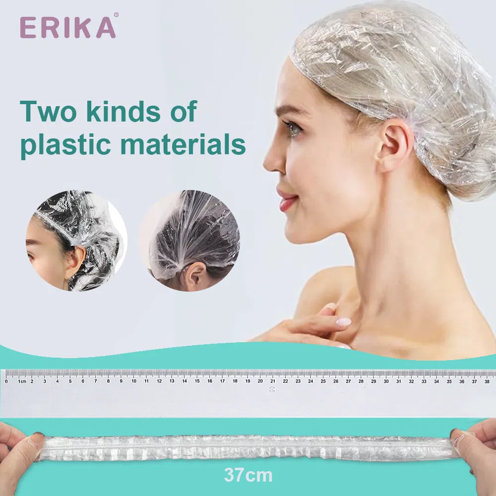 Shower Cap 46mm Transparent Hair Cover Disposable Shower Caps