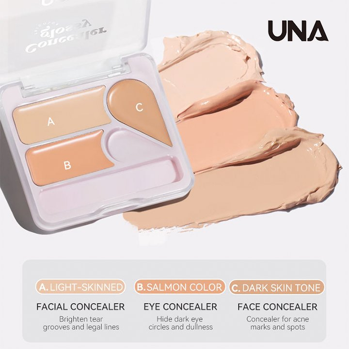 Novo Multifunctional Concealer Cream for Covering Facial Spots Blemishes Dark Circles Long-Lasting Concealer Makeup