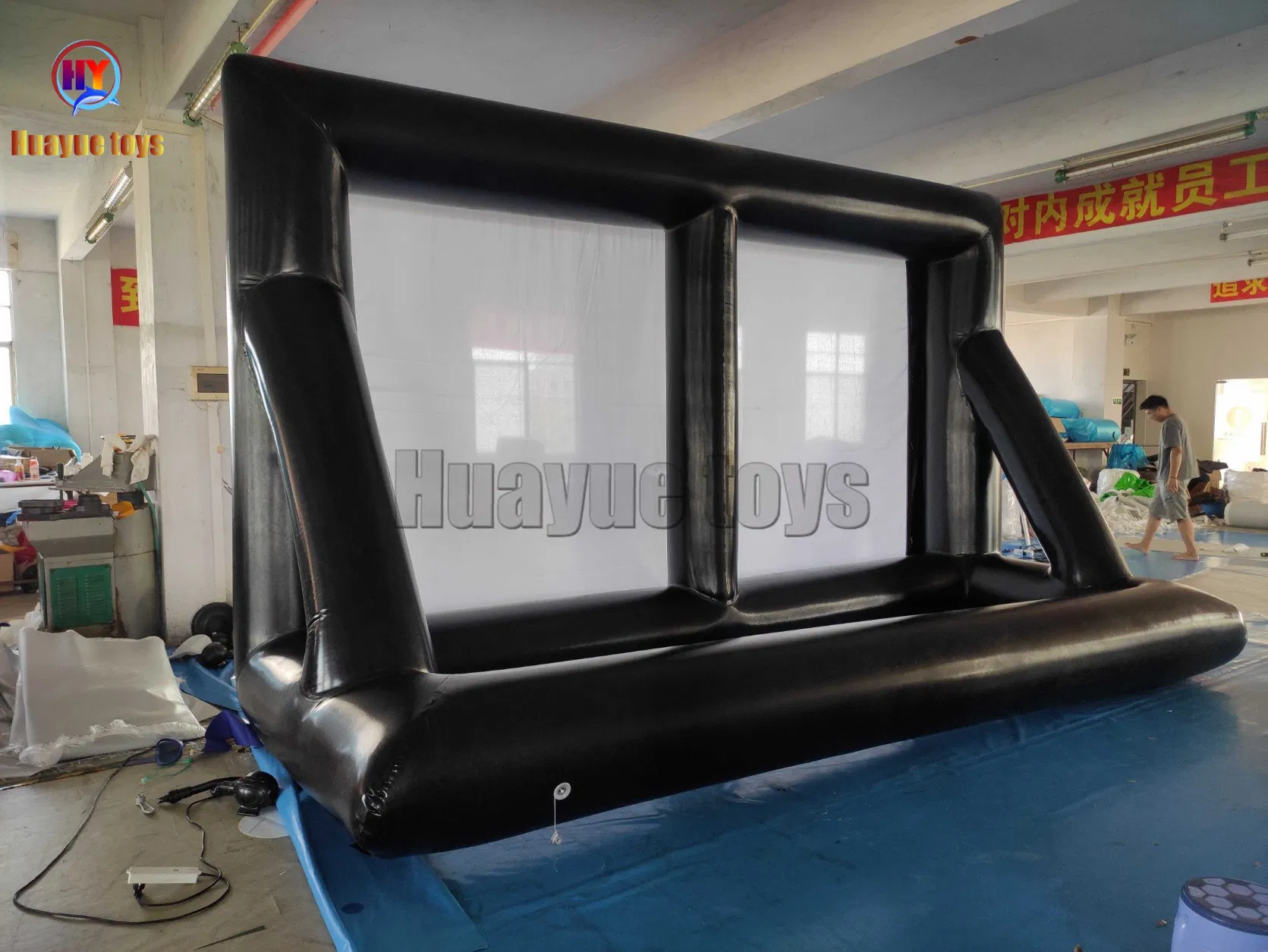 Outdoor Oxford Clothes Movie Inflatable Projector Screen