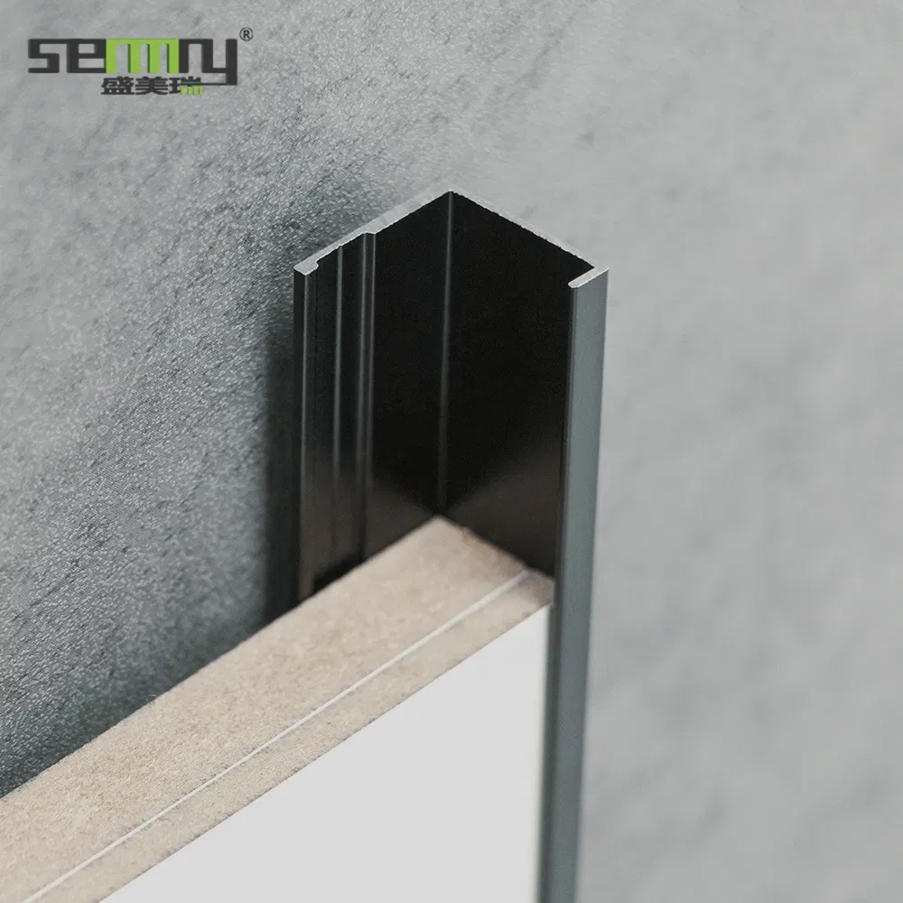 Cool Fashion Brushed Aluminum Extrusion Exterior Protector Strips Aluminum Tile Trim Accessories
