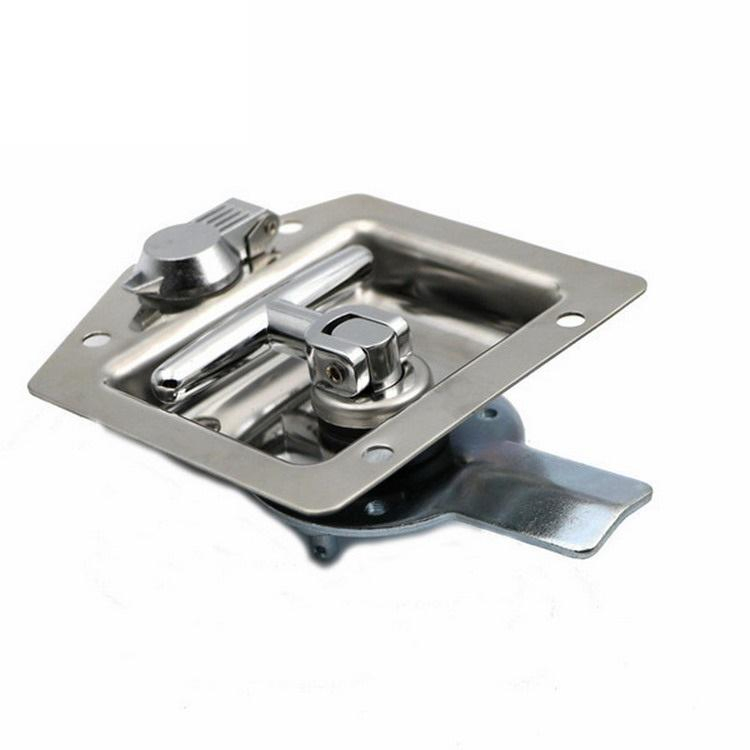 Car Truck Trailer Folding T Recessed Paddle Handle Lock Tool Box Latch