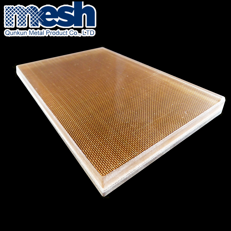 Laminated Glass Metal Mesh in Walls