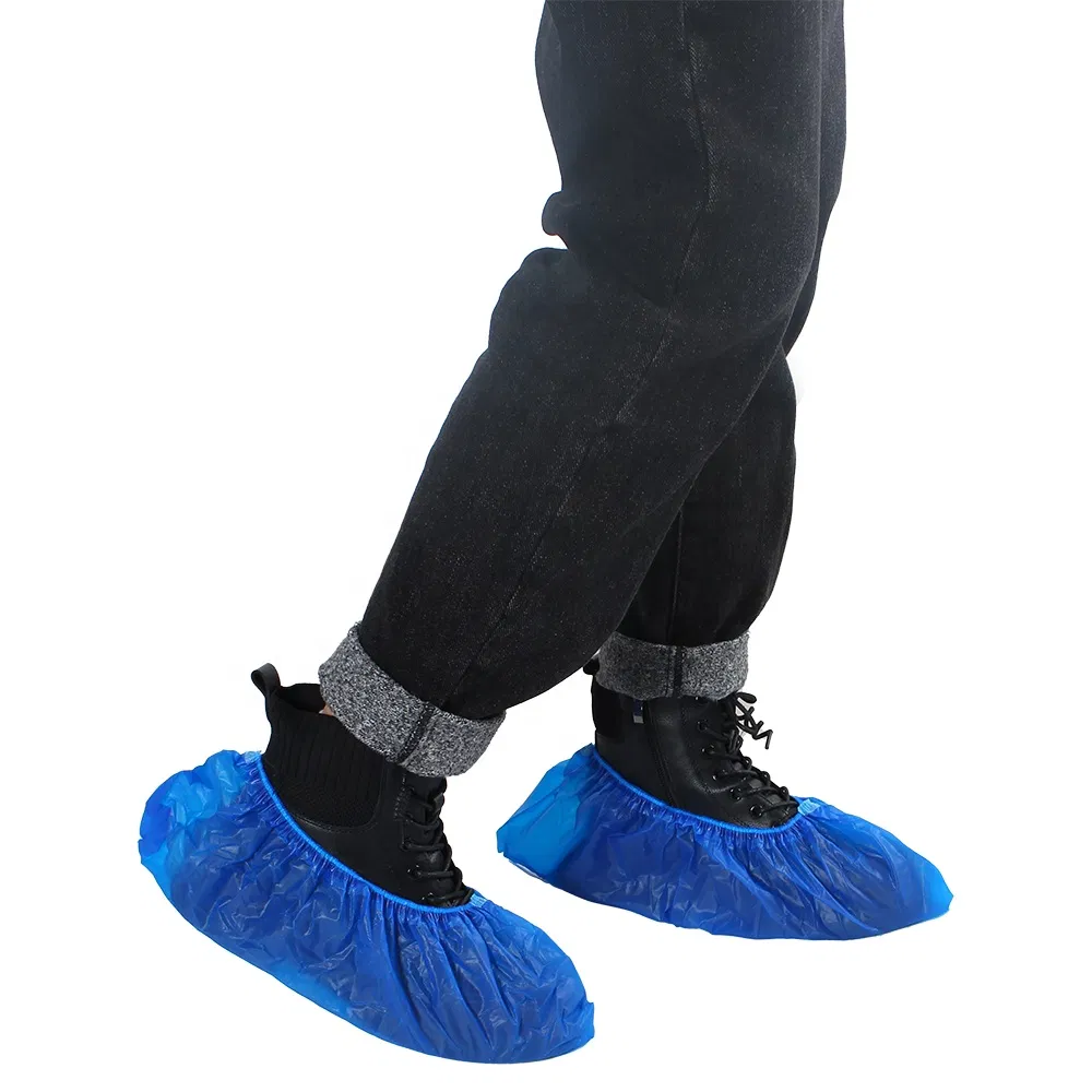 Ly CPE Shoecover Disposable PE Plastic Waterproof Shoe Covers
