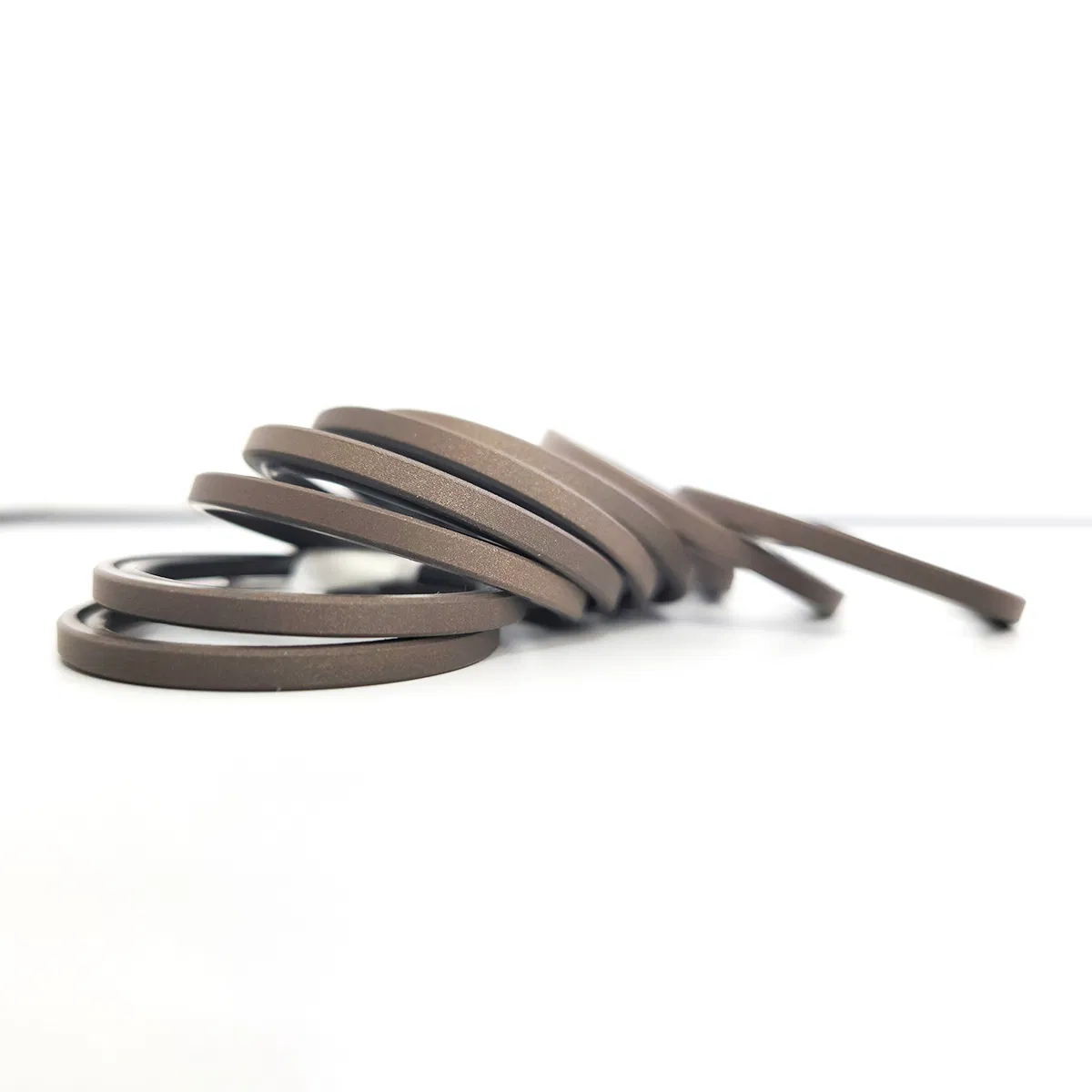 Уплотнительное кольцо поршня гидроцилиндра PTFE Bronze NBR/FKM