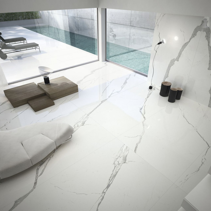 Recycled White Italy Sintered Stone for Walls, Floors and Countertops