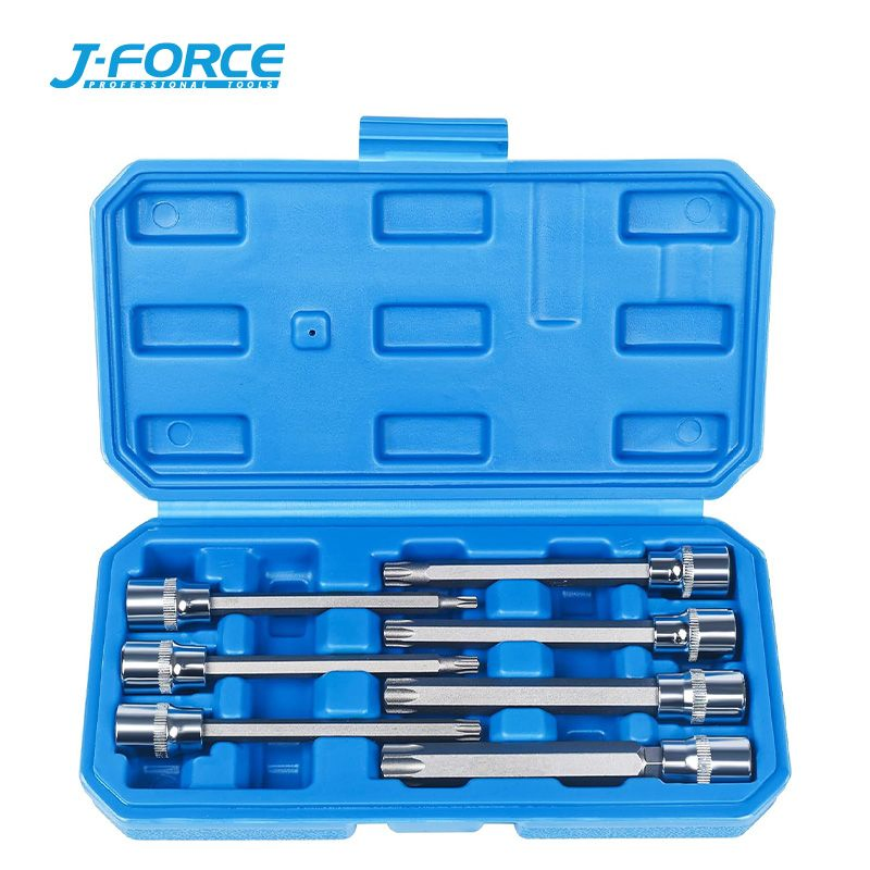 Набор торцевых головок Torx 1/2'' 7 шт, Cr-V