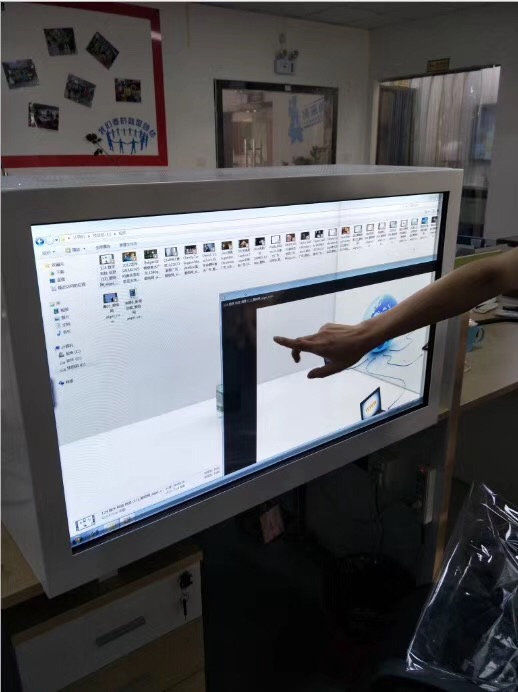 43inch Landscape Transparent LCD Display with RoHS Approval