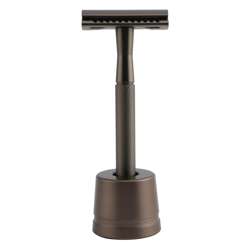 Double Edge Razor with Razor Stand for Women and Men