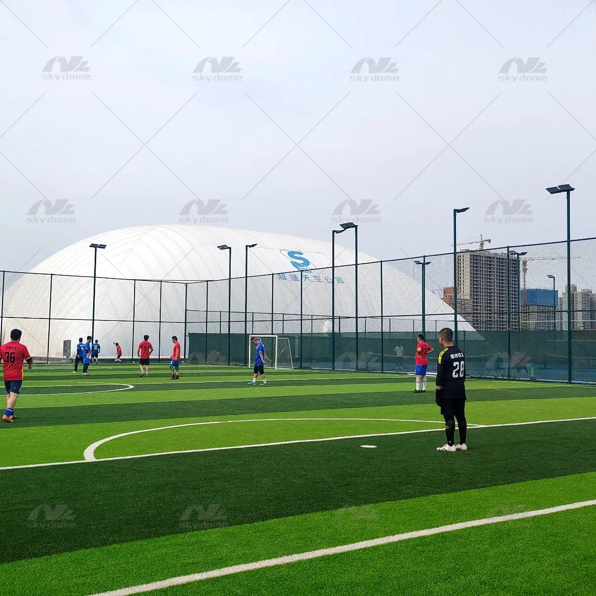 PVC Coated Inflatable Dome for Basketball and Badminton