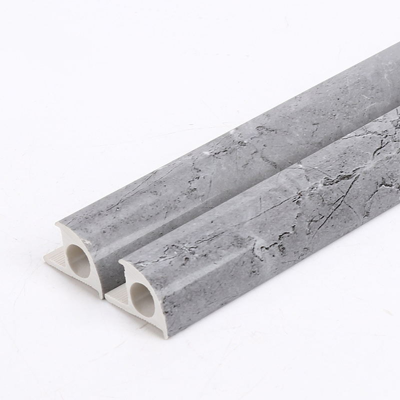 Fast Delivery Modern Style Marble Ceramic Tile Outside Corner Trim Plastic PVC Round Tile Trim