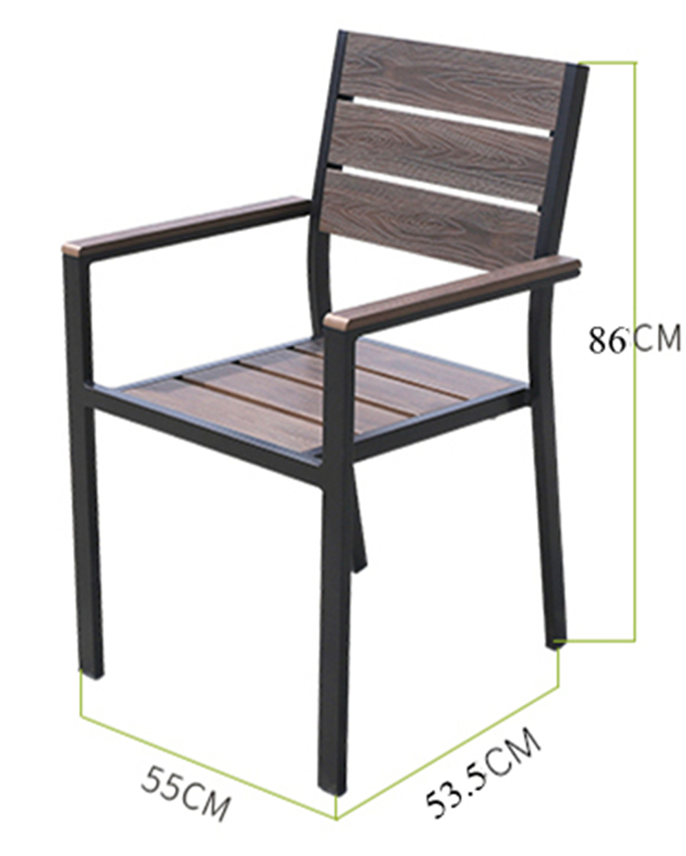 Садовая мебель алюминиевая стол стул для отдыха