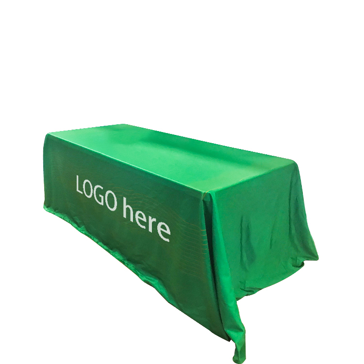 Custom Table Cloth Trade Show Sublimation Printed Logo