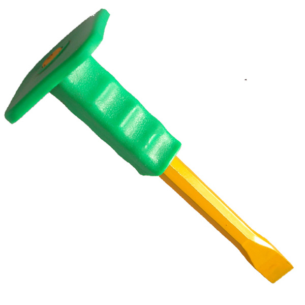 Green Hexagonal Shank Flat Head Cold Chisel