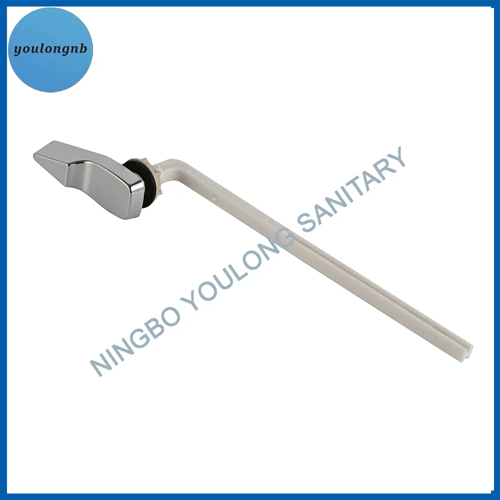 Plastic Chrome Finish Handle Toilet Tank Flush Lever