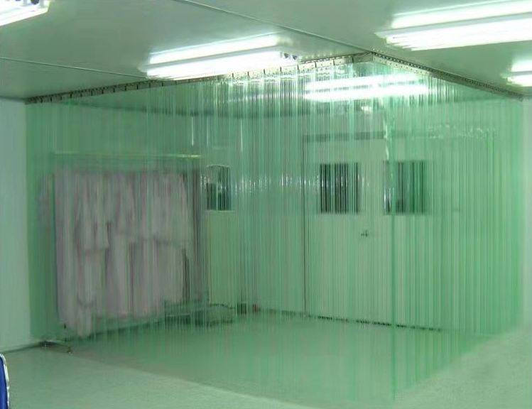 Transparent Clear Blue PVC Strip Door Curtain Industrial Cold Storage Freezer Polar Air Curtain Soft Plastic for Cold Room Insulation Dustproof