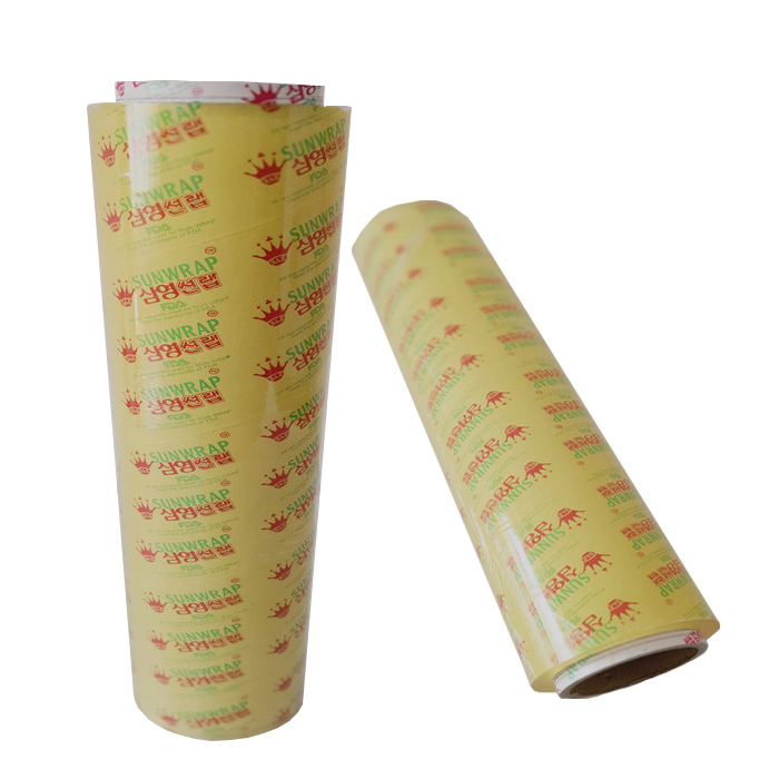 Household Good Sticky Food Grade PE Cling Film with Slide Cutter