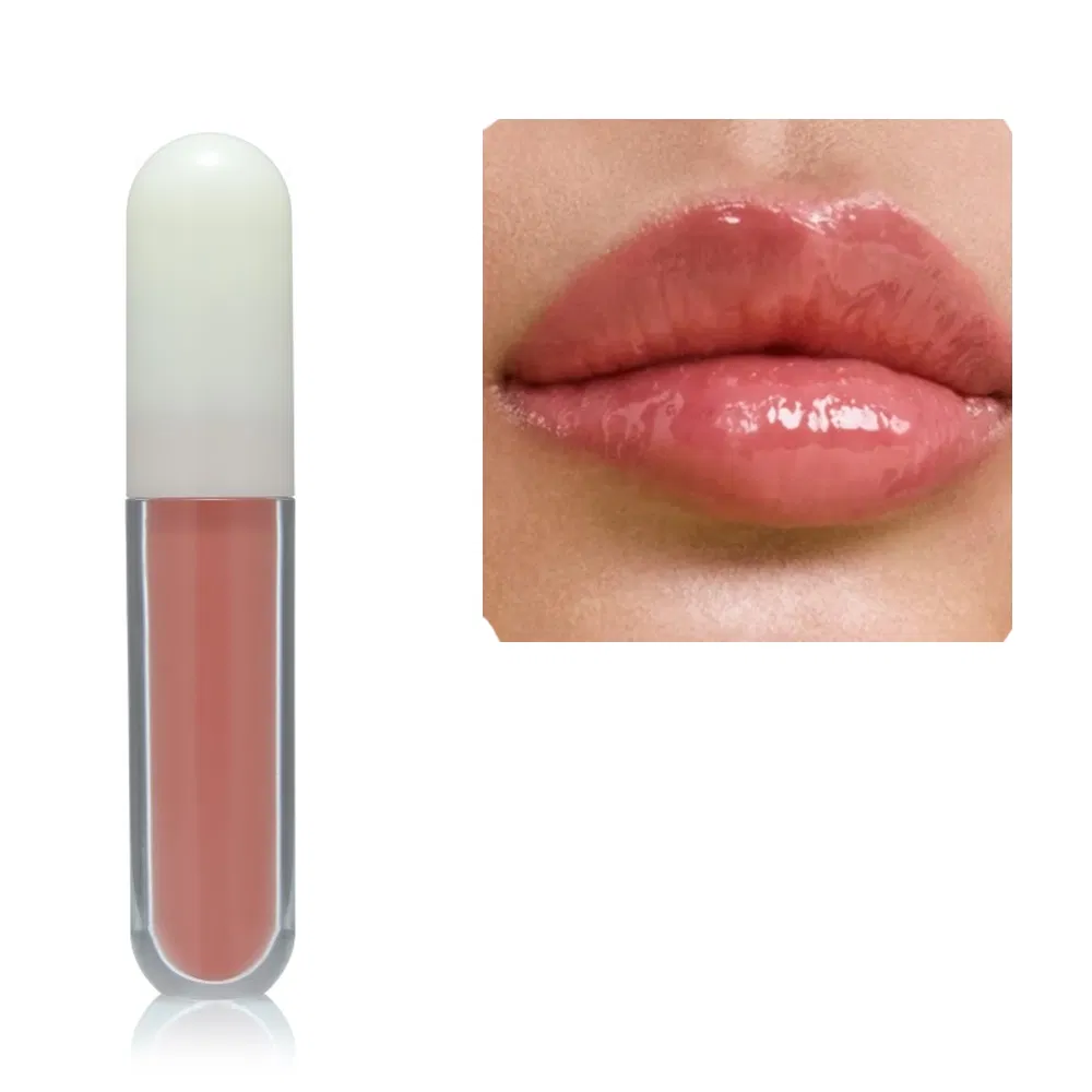 Wholesale Shea Butter Hydrated Lip Gloss Peptide Lip Treatment with Private Label