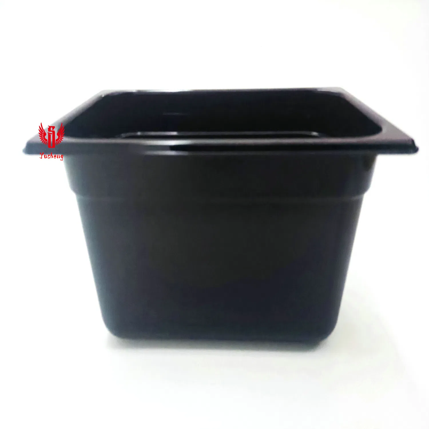Factory Plastic Bowl Black Color 1/4*150mm PC Gn Pan