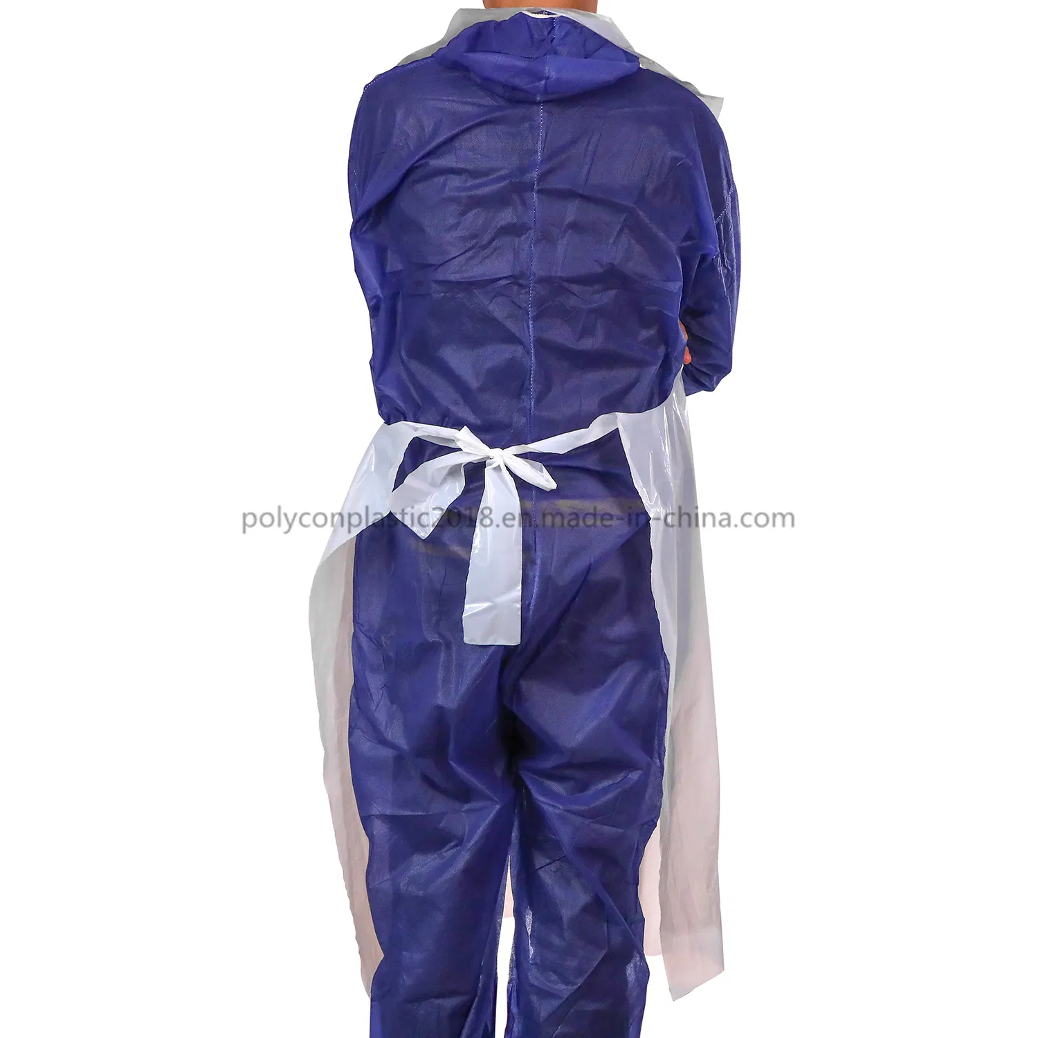 Waterproof White Factory Price Disposable PE Apron for Food Grade